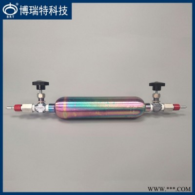 BPY-SW500型 500ml/20Mpa 【世伟洛克硫钝化技术】 符合ASTM D1265标准 LP-Gas采样钢瓶