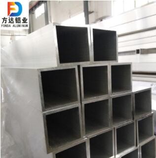 厚壁合金铝方管挤压铝型材方管工业矩形装饰木纹色6063铝方管