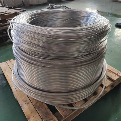 天津1050软态纯铝毛细管 薄壁1060 3003 6061冷凝器铝盘管