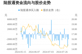 淮北矿业连续5日遭北上资金净卖出，累计卖出9992.96万元